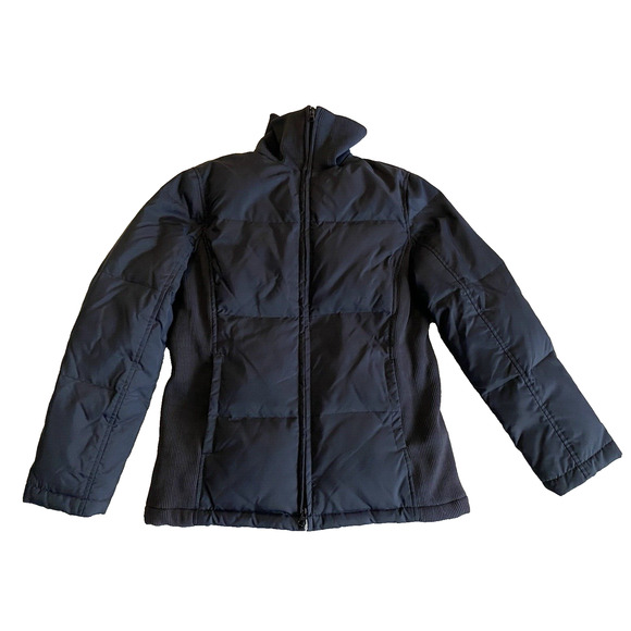 Gap Down Jacket Womens Size XS Extra-Small Black Nylon Puffer Winter Coat - Picture 1 of 11